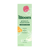 Bloom Nutrition Greens & Superfoods Powder Sticks, for Gut Health, Mango, Berry, and Coconut Flavor, 12 Count